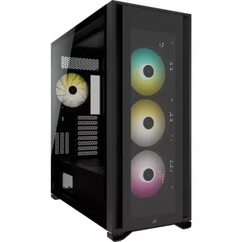 PC korpusas Corsair iCUE 7000X RGB Full Tower juodas