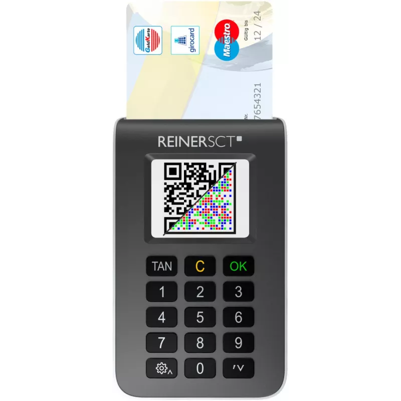 ReinerSCT tanJack photo QR TAN generatorius - Antracitas