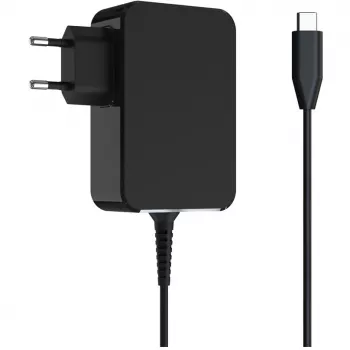 Mobiliojo įrenginio įkroviklis LC-Power LC-NB-GAN-65-C nešiojamam kompiuteriui Juodas AC vidaus