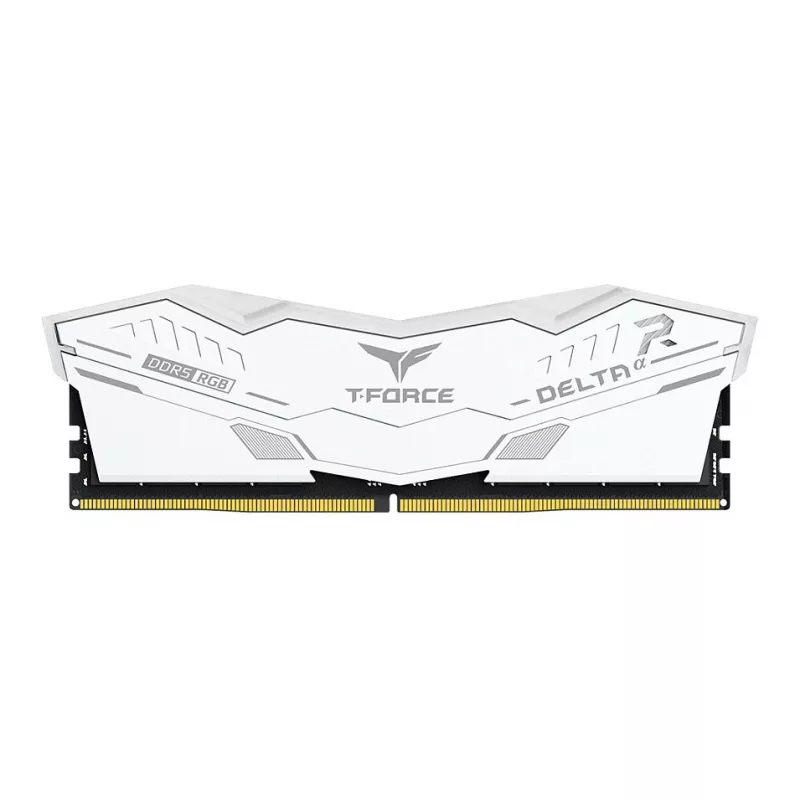 Team Group T-Force DELTAa RGB DDR5 atminties rinkinys 32 GB (2×16 GB) baltas