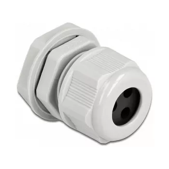 Kabelio įvadas DeLOCK 60376 pilkas plastikinis 2 vnt.
