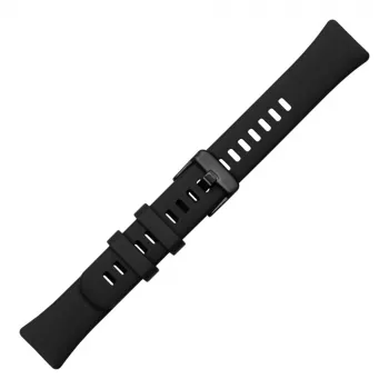 Silicinė apyrankė FIXED Huawei Band 8/9/10 — juoda, keičiama odai draugiška juosta