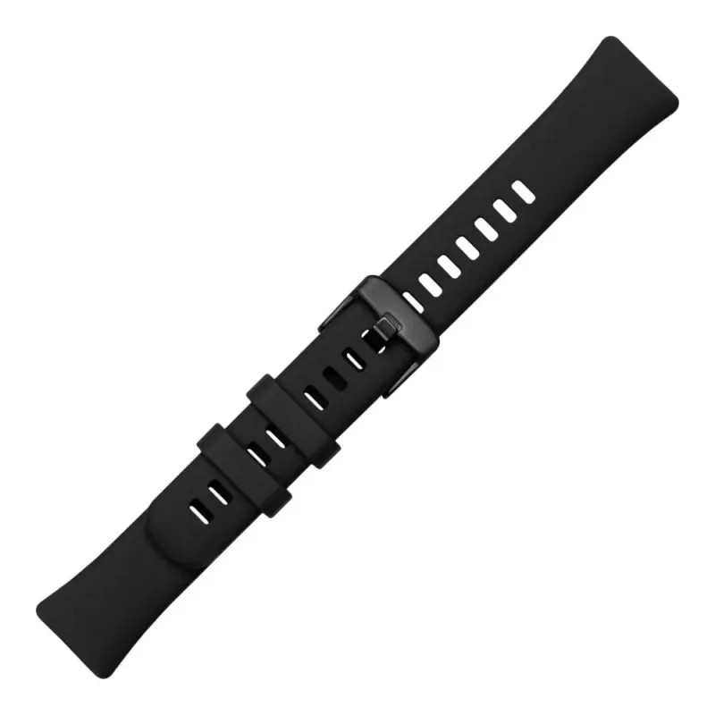 Silicinė apyrankė FIXED Huawei Band 8/9/10 — juoda, keičiama odai draugiška juosta