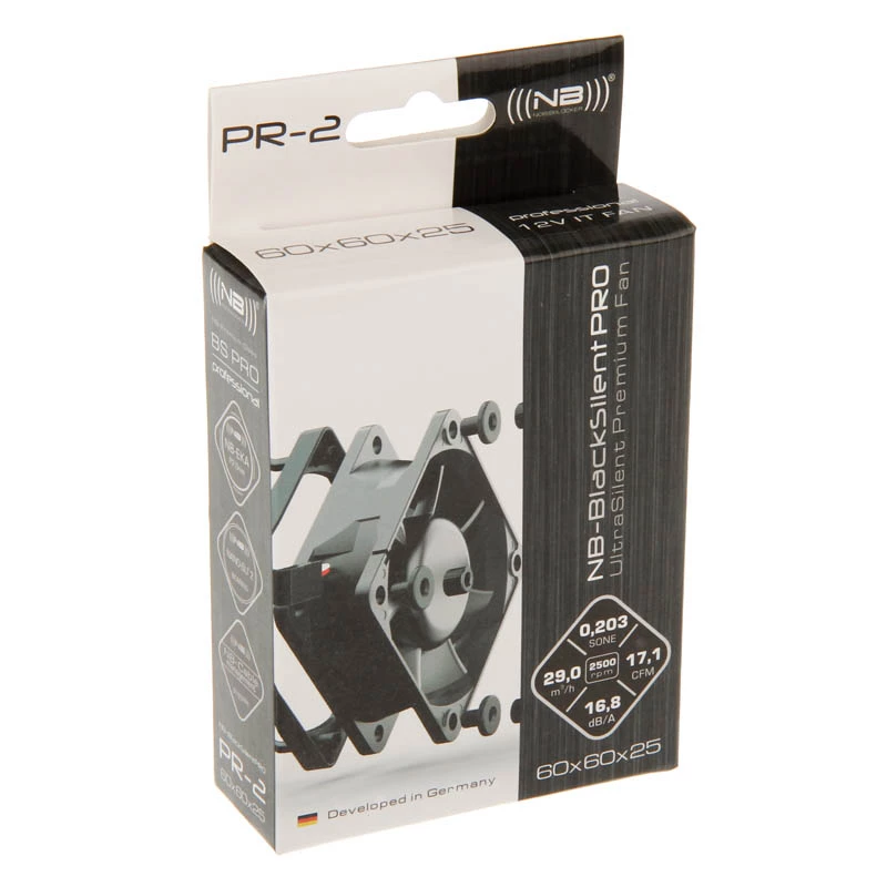 Ventiliatorius Noiseblocker BlackSilentPro PR-2 60 mm