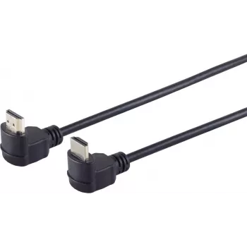 ShiverPeaks monitorinis HDMI kabelis, HDMI A tipo kampinis į HDMI A tipo kampinį, 1,5 m