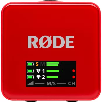 RØDE Wireless GO III raudona - belaidė mikrofonų sistema (raudona)