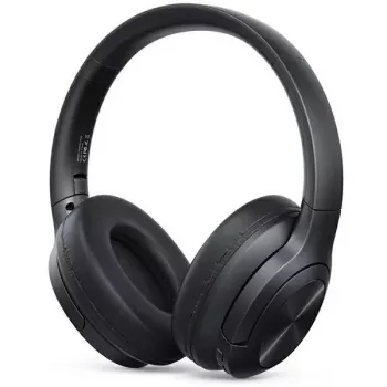 Usams Bluetooth 5.3 ausinės virš galvos, US-YH serija, juodos/juodos TDLYEJYS01