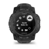 Išmanusis laikrodis GARMIN Instinct 3 – 45 mm, 3,05 cm (1,2 colio) AMOLED 390×390 liečiamas ekranas, 4 GB, GPS, silikoninis dirželis juodas, 53 g