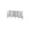 Komoda Cama Meble VERA 150x40x80 cm matinė balta, medžio drožlių plokštė, 16 mm rėmas