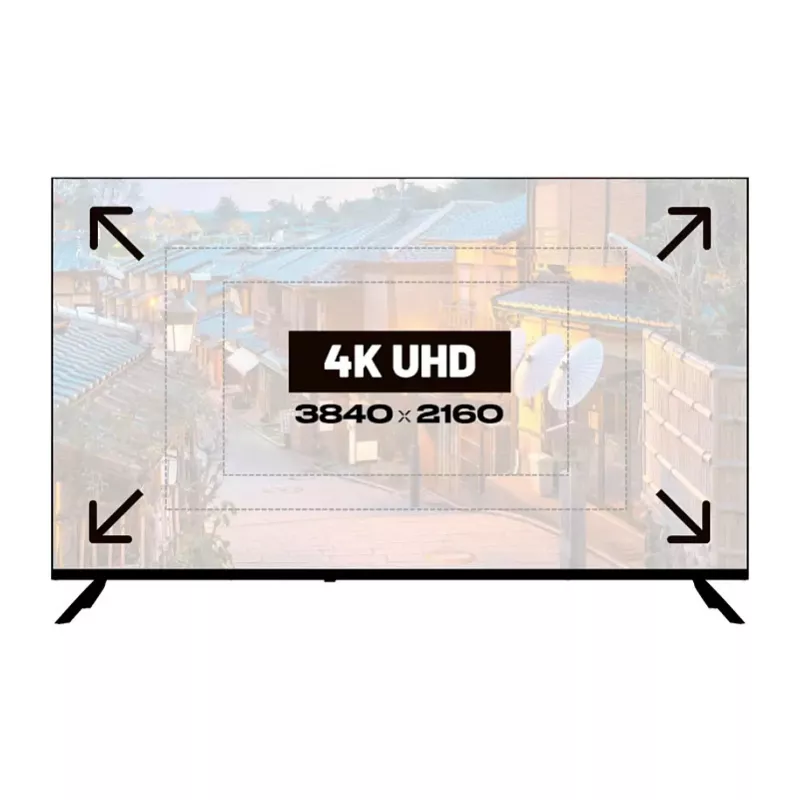Monitorius JAPANNEXT JN-IPS500UHD60F 127 cm (50 colių) 16:9 IPS UHD, energijos klasė E