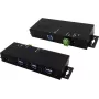EXSYS EX-1517HMVS 7 prievadų valdomas USB 3.2 Gen1 metalinis HUB su 15KV EDS apsauga