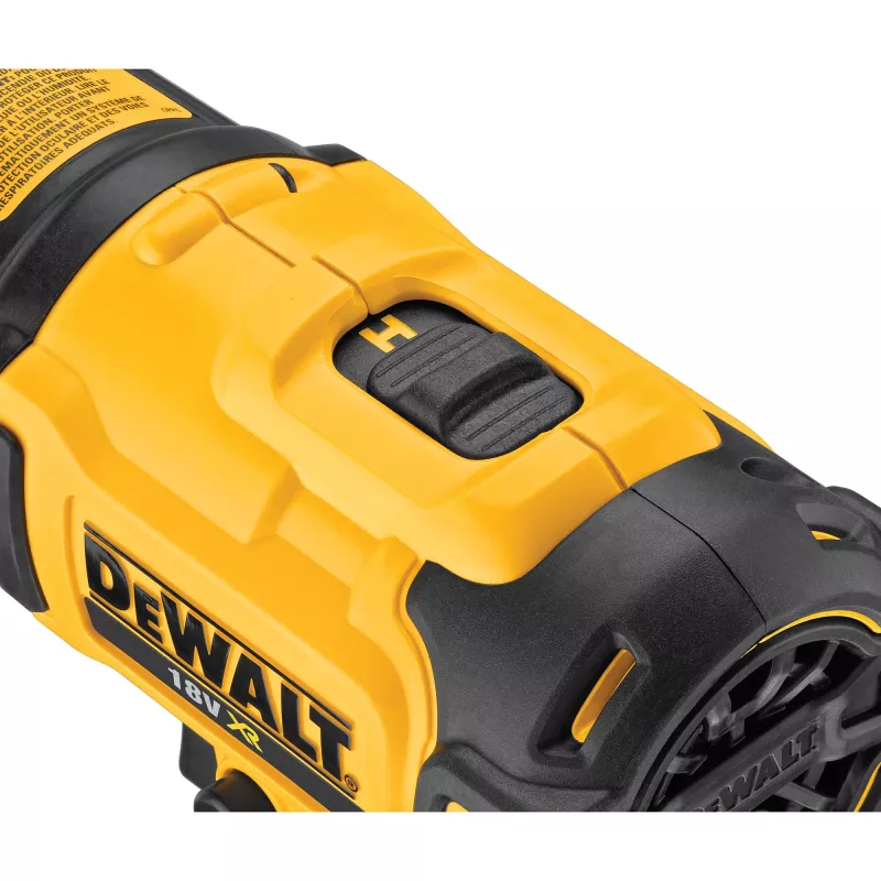 DeWALT DCE530N-XJ šilumos pistoletas 190 l/min 530 °C Geltonas