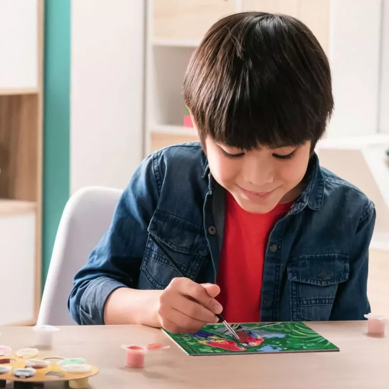 Ravensburger Spalvų pagal skaičius – Spalvingos papūgos