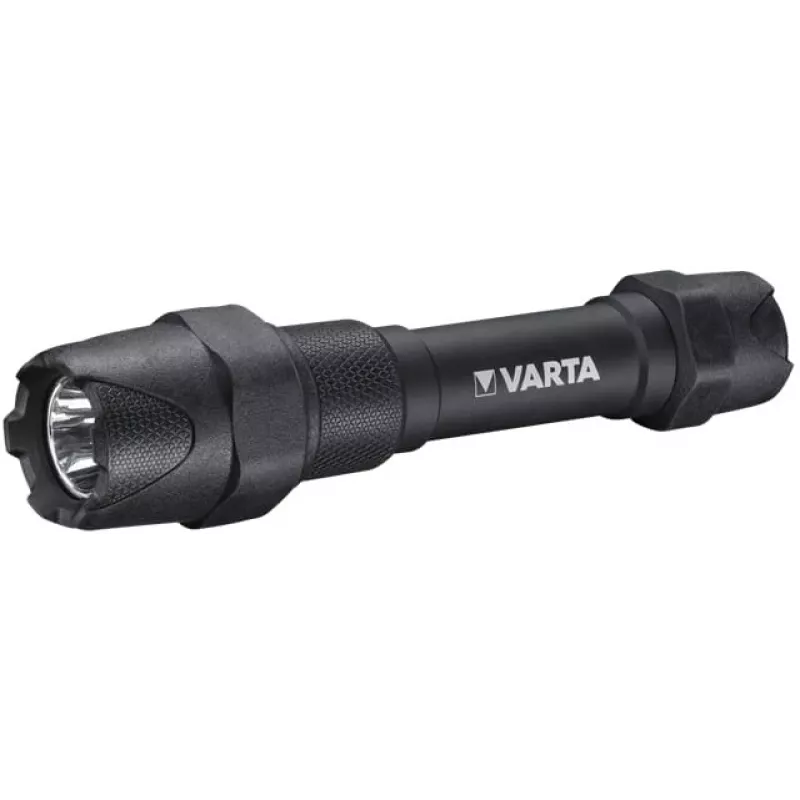 Varta Indestructible F20 Pro – rankinis žibintuvėlis – juodas – aliuminis – 9 m – IP67 – LED