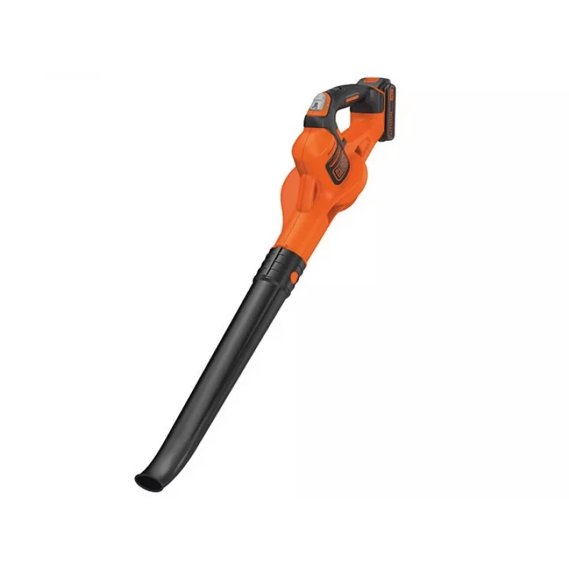Belaidis lapų pūstuvas Black & Decker GWC1820PC 209 km/h, juoda/oranžinė, 18 V ličio