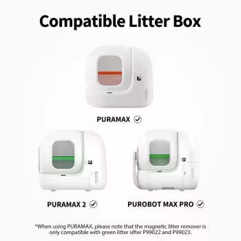 PETKIT Magnetinis kraiko piltuvas su filtravimo tinkleliu, skirtas PETKIT PURA MAX 2 automatinei katėms tualetui