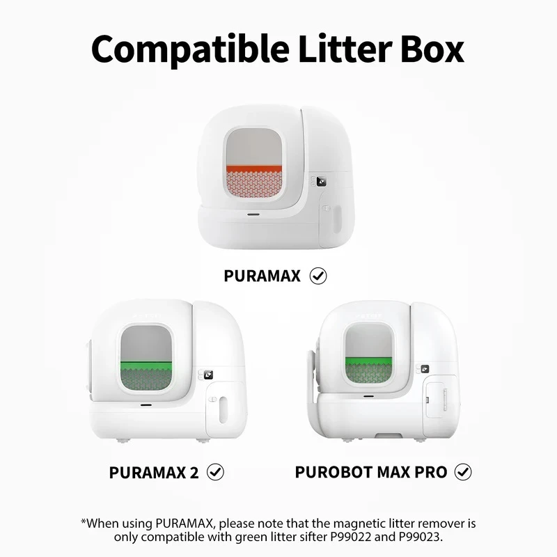 PETKIT Magnetinis kraiko piltuvas su filtravimo tinkleliu, skirtas PETKIT PURA MAX 2 automatinei katėms tualetui