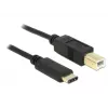 USB laidas DeLOCK 2m USB 2.0-C / USB 2.0-B