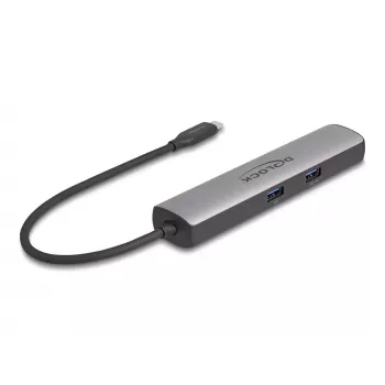 DeLOCK USB Type-C dokavimo stotelė 8K HDMI USB 10 Gbps 2.5 Gigabit LAN PD 100W
