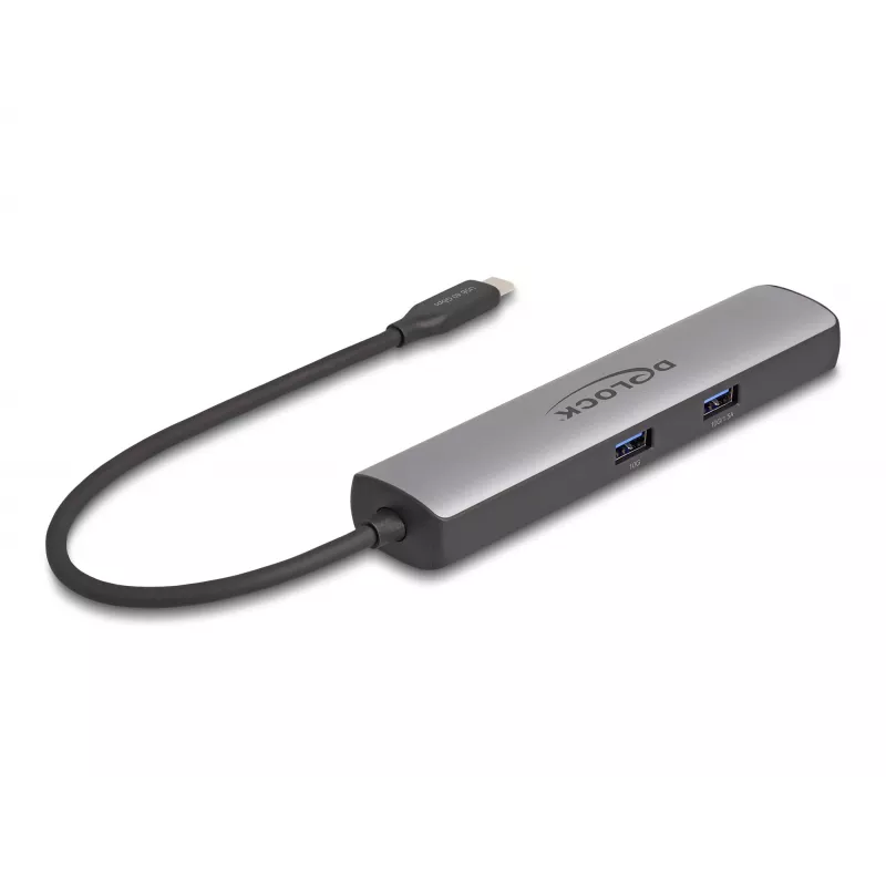 DeLOCK USB Type-C dokavimo stotelė 8K HDMI USB 10 Gbps 2.5 Gigabit LAN PD 100W