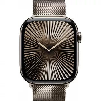 Apple Watch 10 46mm GPS+4G Titanium Milanaise M/L natūralus
