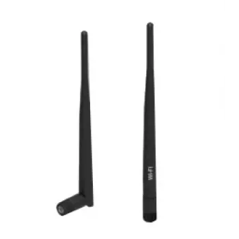 Tinklo antena TELTONIKA PR1URF51, 5 dBi, 2,4–2,4835 GHz, RP-SMA patinas, 50 Ω, tiesinė poliarizacija, 195 mm, juoda