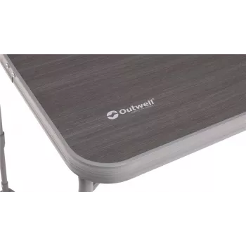 Stalas Outwell Coledale M pilkas – aliumininis stalviršis ir rėmas, 680×1000 mm, aukštis 56 cm