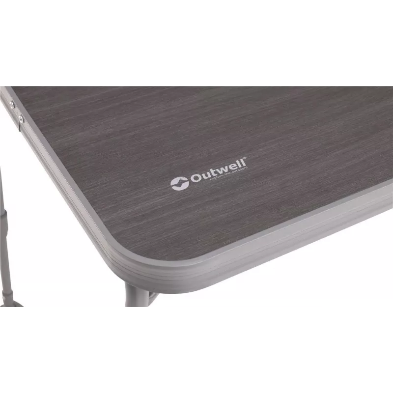 Stalas Outwell Coledale M pilkas – aliumininis stalviršis ir rėmas, 680×1000 mm, aukštis 56 cm