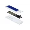 SSD korpusas DeLOCK 42620 išorinis korpusas M.2 NVMe PCIe SSD su USB Type-C moterišku permatomu