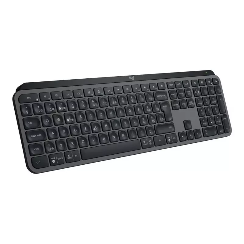 Logitech MX Keys S klaviatūra RF belaidė + Bluetooth QWERTZ Šveicariška grafito (920-011571)