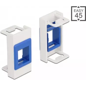 Keystone laikiklis DeLOCK Easy 45 modulis 22,5 x 45 mm balta mėlyna