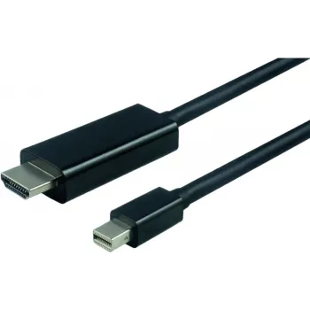 VALUE vaizdo kabelis Mini DisplayPort (kištukas) → HDMI (kištukas) 1 m, ekranuotas, juodas (11.99.5795)