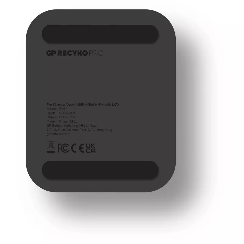 GP ReCyko Pro P461 AA/AAA baterijų kroviklis su D461 dokovimo stotele