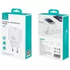 Įkroviklis USAMS CC315 25W, 1× USB-C + 1× USB-A, greitasis įkrovimas