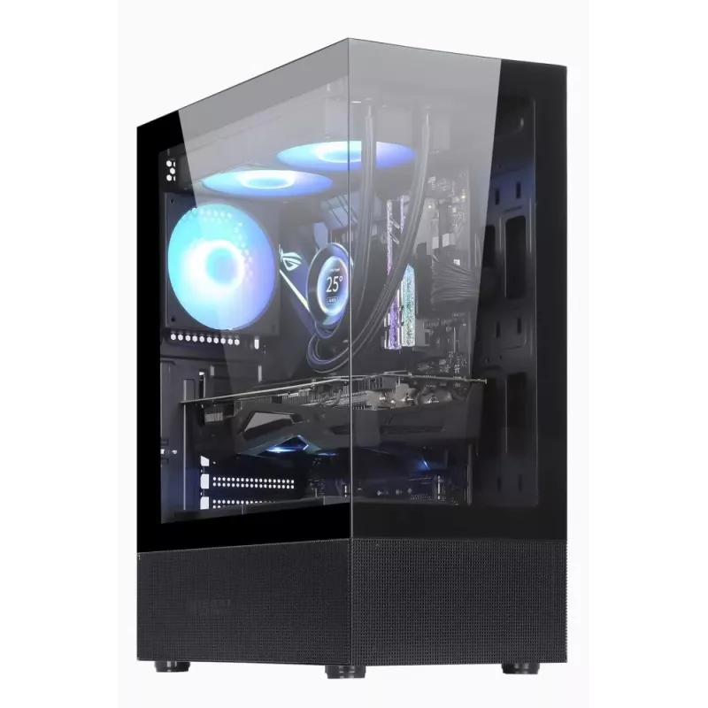 Korpusas | GOLDEN TIGER | Pagrindinės plokštės formatai ATX/micro ATX | Juoda | Midi Tower | Raider DK-6 | RAIDERDK6