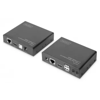 Digitus 4K HDMI HDBaseT™ 2.0 KVM prailgintuvo rinkinys, 100 m