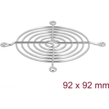 Ventiliatoriaus grotelės DeLOCK 67307 Metalinės Sidabrinės 89,8 mm
