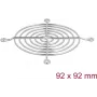 Ventiliatoriaus grotelės DeLOCK 67307 Metalinės Sidabrinės 89,8 mm