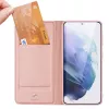 Dux Ducis Skin Pro dėklas su dirželiu ir atverčiamu dangteliu Samsung Galaxy S22+ (S22 Plus) rožinis