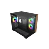 Korpusas Cooler Master Elite 481 Wood – dviejų kamerų mATX su natūralaus medžio dizainu ir dviem grūdinto stiklo plokštėmis