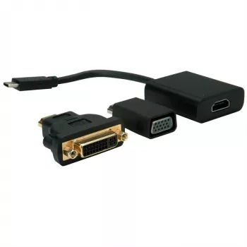 VALUE išorinis vaizdo adapteris USB-C 3.1 – HDMI, juodas