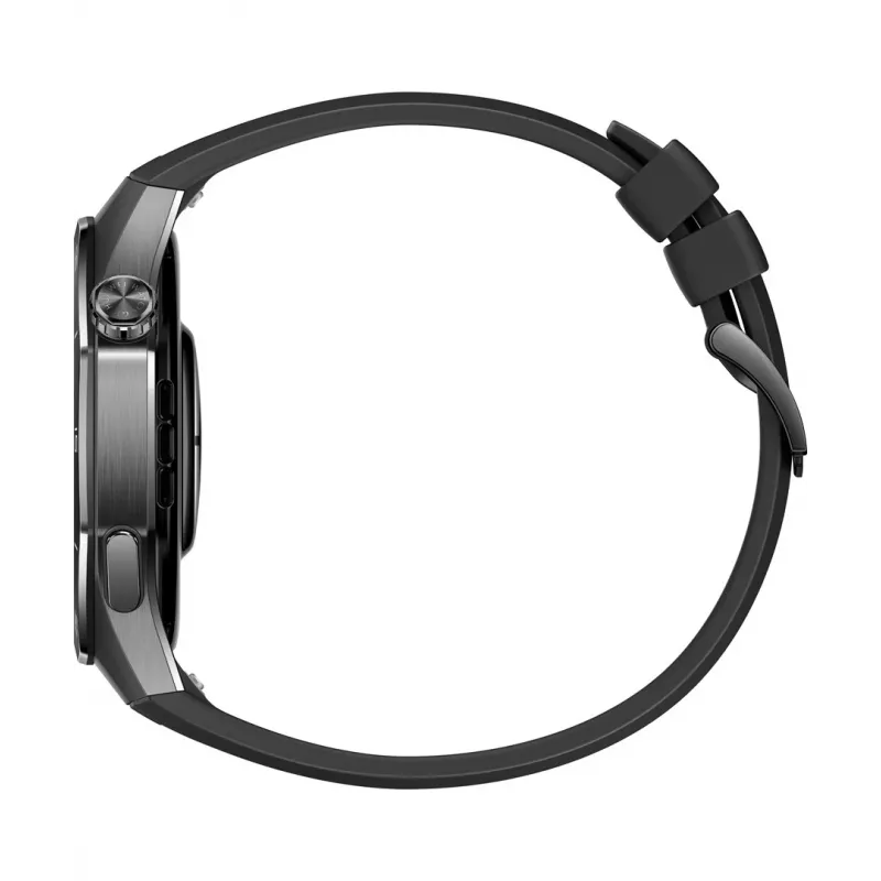 Išmanusis laikrodis HUAWEI WATCH GT5 Pro 46 mm — 1,43 colio AMOLED, GPS, 524 mAh, titano korpusas, juodas dirželis