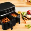 Karšto oro gruzdintuvė Tefal Easy Fry EY901N Double 8.3 L 2700 W Juoda