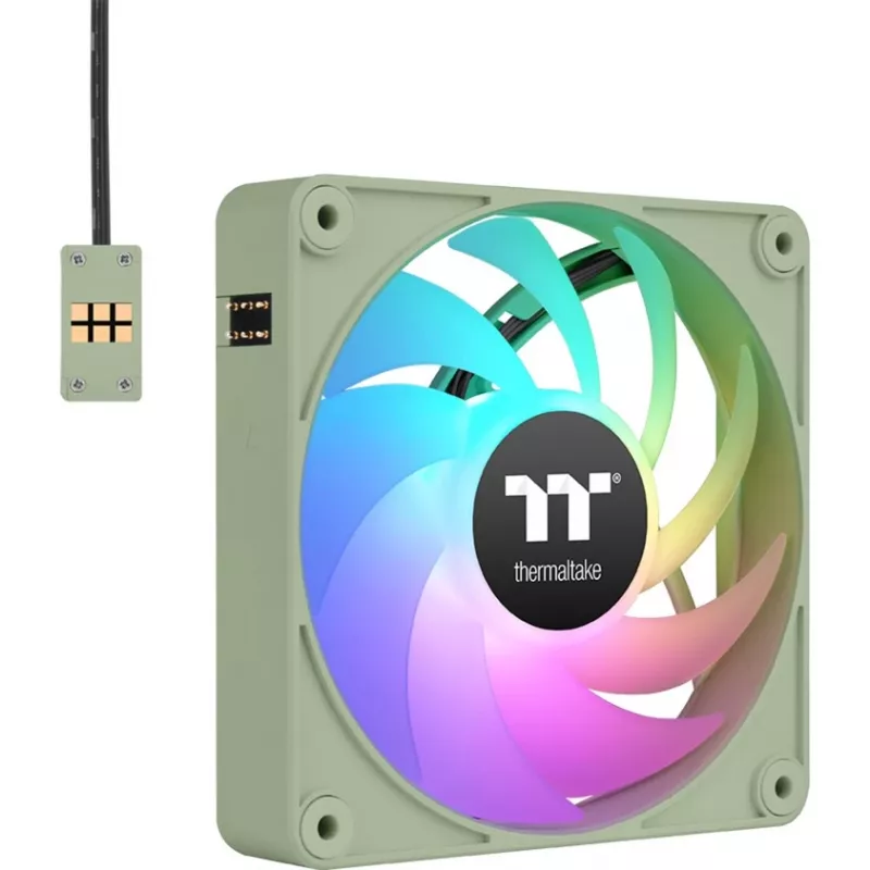 Thermaltake CT140 EX ARGB Sync 140mm 3 vnt. rinkinys – Matcha Green