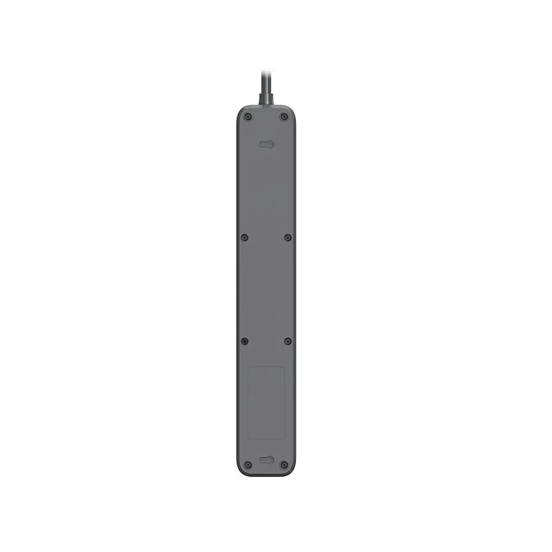TRACER Power Line+ 5m Graphite apsauginis ilgintuvas su 5 kištukiniais lizdais