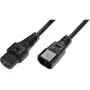 Microconnect PC1022 maitinimo laidas juodas 3 m C14 jungtis C13 jungtis