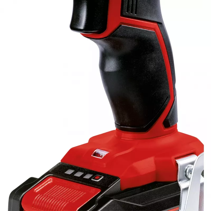 Einhell TE-CD 18/2 Li-i +22 akumuliatorinis smūginis gręžtuvas-suktuvas 18 V, 1250 aps./min., 2,5 Ah akumuliatorius, kroviklis ir lagaminas įskaičiuoti, raudonas/juodas