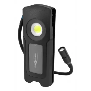 Ansmann WL1500R Pocket Flex LED rankinis žibintuvėlis juodas 17,1 cm 6000K