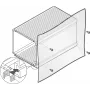 SCHROFF NUT SQUARE M3 SW7 (100PCS) - Kvadratinė veržlė M3 SW7 (21100289)