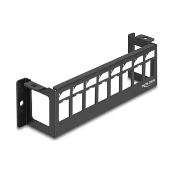 Pataisos skydas DeLOCK 86516 Juodas Metalinis Montavimas ant sienos 50 mm x 41,6 mm x 175 mm